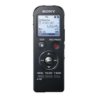 Sony ICDUX533B.CE7 ICD-UX 533 B Digital Voice Recorder - Black