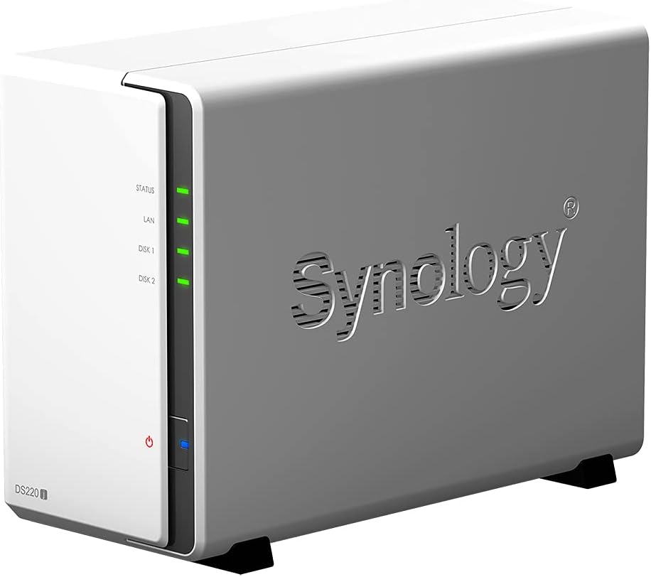 Synology DS220j 8TB NAS Server with HDD