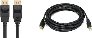 Monoprice Select Series DisplayPort 1.2 & USB 2.0 Cable Combo — main product image