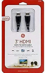 GE 24106 3' High-Speed HDMI Cable - 4K 1080p
