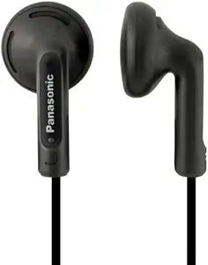 Panasonic RP-HV108E-K Stereo Earphones Black — main product image