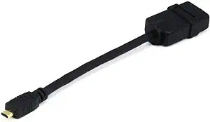 Monoprice 107603 6" High Speed HDMI Micro to HDMI Cable