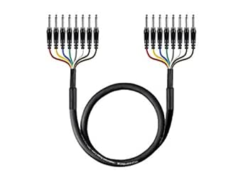 Monoprice 601492 8-Channel 1/4" TS Snake Cable 6ft