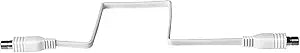 RCA A/V CABLE & CONNECTOR Flat Coax Extension Cable