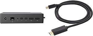 Microsoft Surface Dock (Pd9-00003) with DisplayPort Adapter (Renewed)
