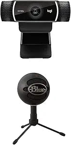 Logitech C922x Pro Stream Webcam & Snowball iCE Mic — main product image