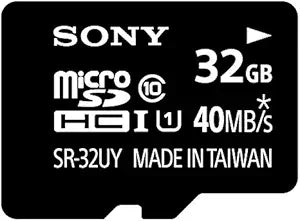 Sony SR-32UYA 32GB Micro SDHC High-Speed Card Adapter — main product image