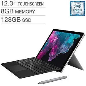 Microsoft Surface Pro 6 i5 8GB 128GB Pen Type Cover (Renewed)