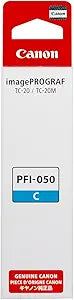 Canon 5699C001 PFI-050 C Cyan Ink Tank 70ML