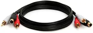 RCA Amazon 346-2-N 6ft S-Video Audio Cable