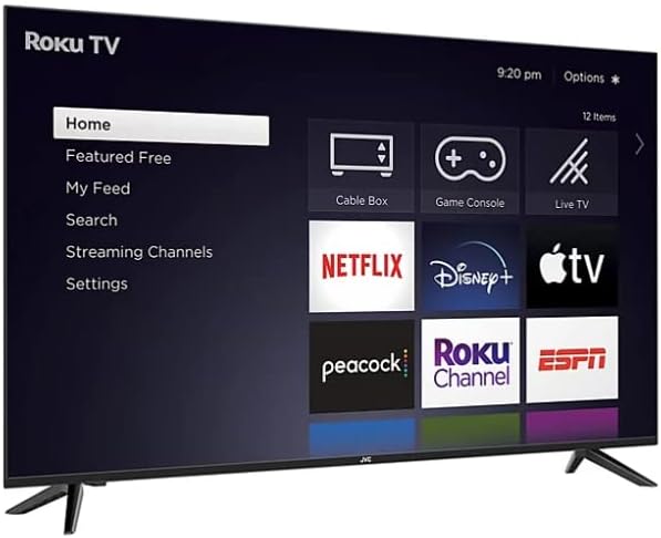 JVC LT-50MAW625 50-Inch 4K UHD Roku Smart TV (Renewed)