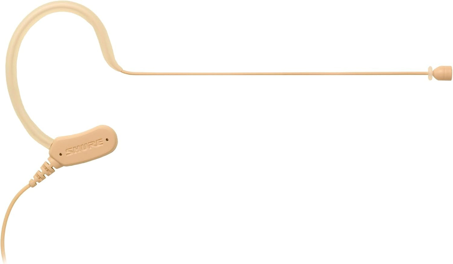 Shure MX153T Headworn Microphone: Tan, Omnidirectional, TQG