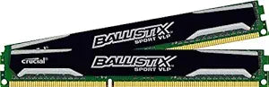 Crucial BLS2K4G3D1609ES2LX0 8GB DDR3-1600 Ballistix Sport Memory Kit