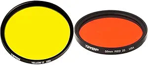 Tiffen 58mm #12 Yellow and #25 Red Filter Kit