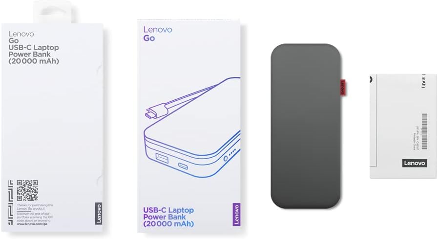Lenovo G0A3LG2WWW 65W USB-C Laptop Power Bank 20000mAh