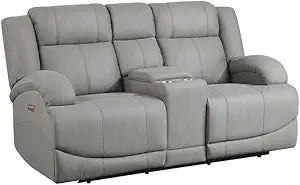 Lexicon Camryn Fabric Power Reclining Loveseat