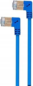 Monoprice 131016 SlimRun Cat6A Ethernet Cable - 1ft Blue — main product image