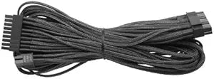 Corsair CP-8920076 24PIN Individually Sleeved Cable Metallic Graphite — main product image