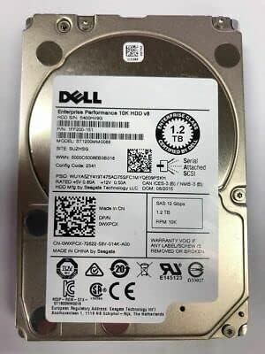 Dell WXPCX 1.2TB 10K SAS 2.5" Server Hard Drive
