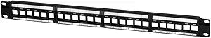 Monoprice 107260 24-Port Keystone Jack Panel — main product image
