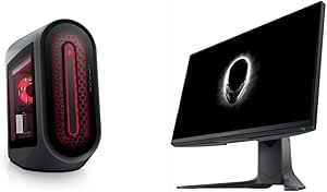 Alienware Aurora R14 Liquid Cooled Ryzen 9 Gaming Desktop & Monitor