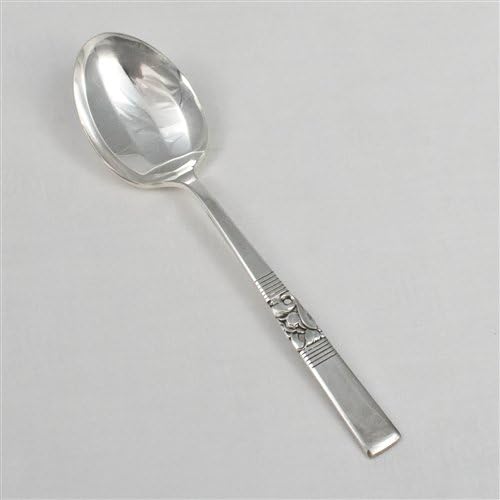 Community Morning Star Silverplate Sugar Spoon Monogram D