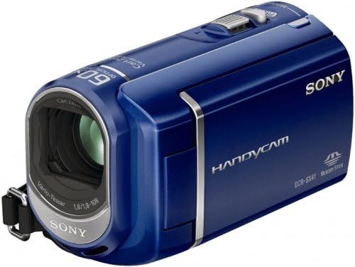 Sony DCRSX41/L Flash Camcorder 60x Optical Zoom Blue