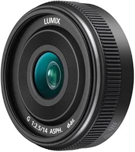 Panasonic H-H014AE-K Micro Four Thirds 14mm Lens Black