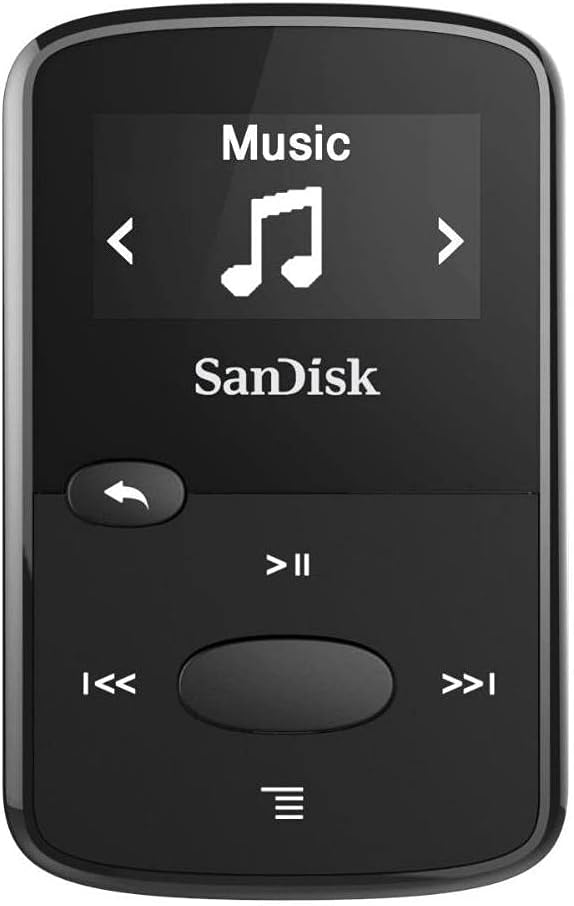 SanDisk SDMX26-008G-G46K Clip Jam 8GB MP3 Player - Black — main product image