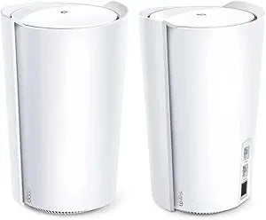TP-Link Deco X95(2-pack) AX7800 Tri-Band Mesh WiFi 6 System (Renewed)