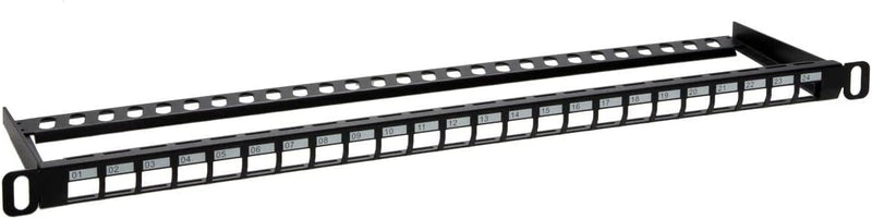 Monoprice 143543 24-Port Blank Keystone UTP Patch Panel — main product image
