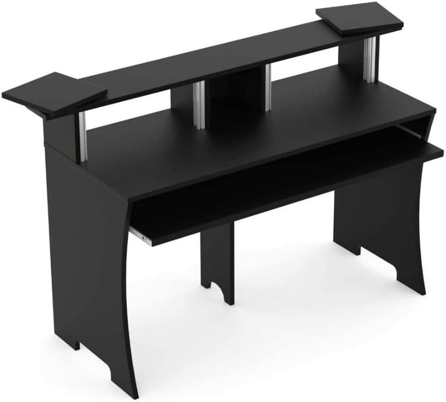 Glorious AMS-WORKBENCH-BLK Black Workbench Studio Desk