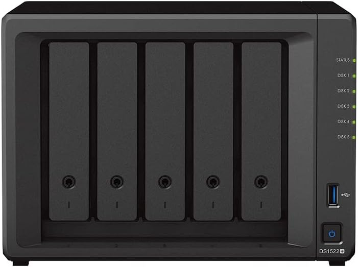 Synology DS1522+ 40TB 5-Bay NAS IronWolf Bundle