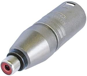 Neutrik NA2MPMF XLR Male to RCA Female Adapter