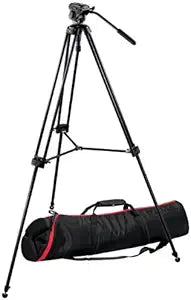 Manfrotto 701HDV,MVT502AM - Tripod System with Fluid Head - Carrying Bag