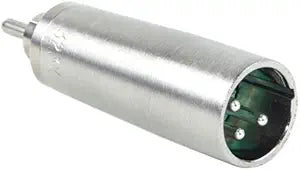 Switchcraft 323X XLR Male to RCA Male Adapter - Nickel