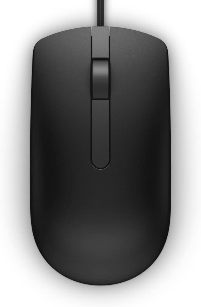 Dell MS116-BK USB Optical Mouse - Black