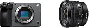 Sony E PZ 10-20mm F4 G Lens FX30 Camera — main product image