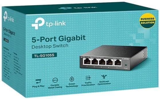 TP-Link TL-SG105S 5-Port Gigabit Ethernet Switch