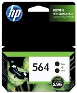 HP 564 Black Ink Cartridge Twin Pack C2P51FN — main product image