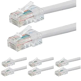 Monoprice 114304 Zeroboot Cat6 Ethernet Cable 0.5ft 4-Pack