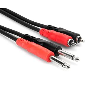 Hosa HOS CPR202 Dual 1/4" to RCA Interconnect Cable