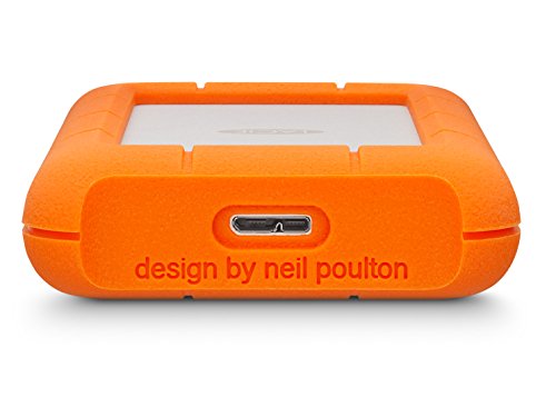 LaCie Rugged USB-C Portable External Hard Drive — main product image