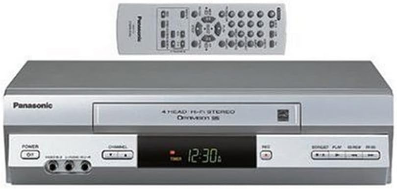 Panasonic PV-V4525S 4-Head VCR Silver Hi-Fi Stereo