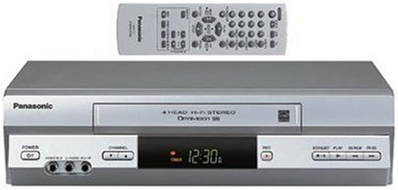Panasonic PV-V4525S 4-Head VCR Silver Hi-Fi Stereo — main product image