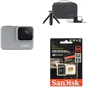 GoPro HERO7 White Action Camera Travel Kit