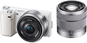 Sony NEX-5ND/W Alpha NEX-5N Double Lens Kit White (International)