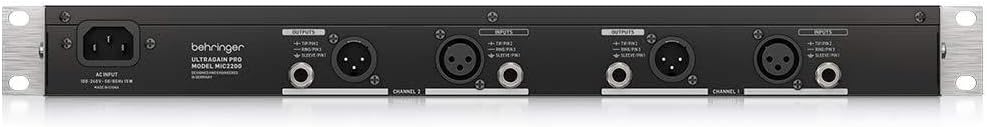 Behringer MIC2200 Ultragain Pro Tube Microphone Preamp