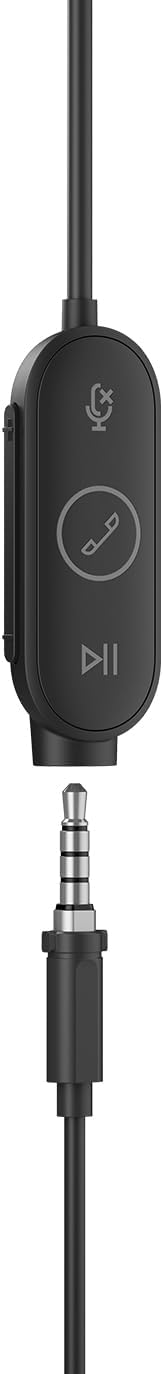 Logitech 981-001012 Zone Wired Noise-Canceling Earbuds