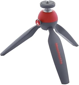 Manfrotto MTPIXI-RD Red PIXI Mini Tripod — main product image
